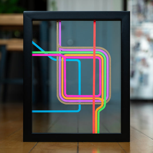 'L-MAP' | 8" x 10" Tinted