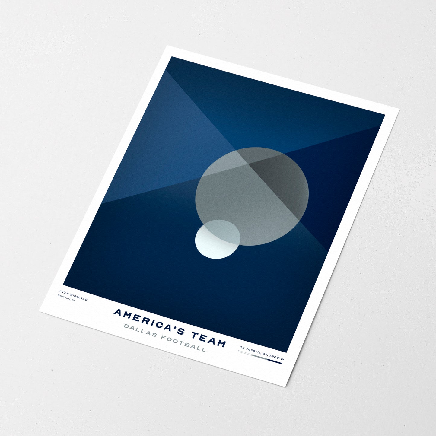 AMERICA'S TEAM | Dallas Football Print