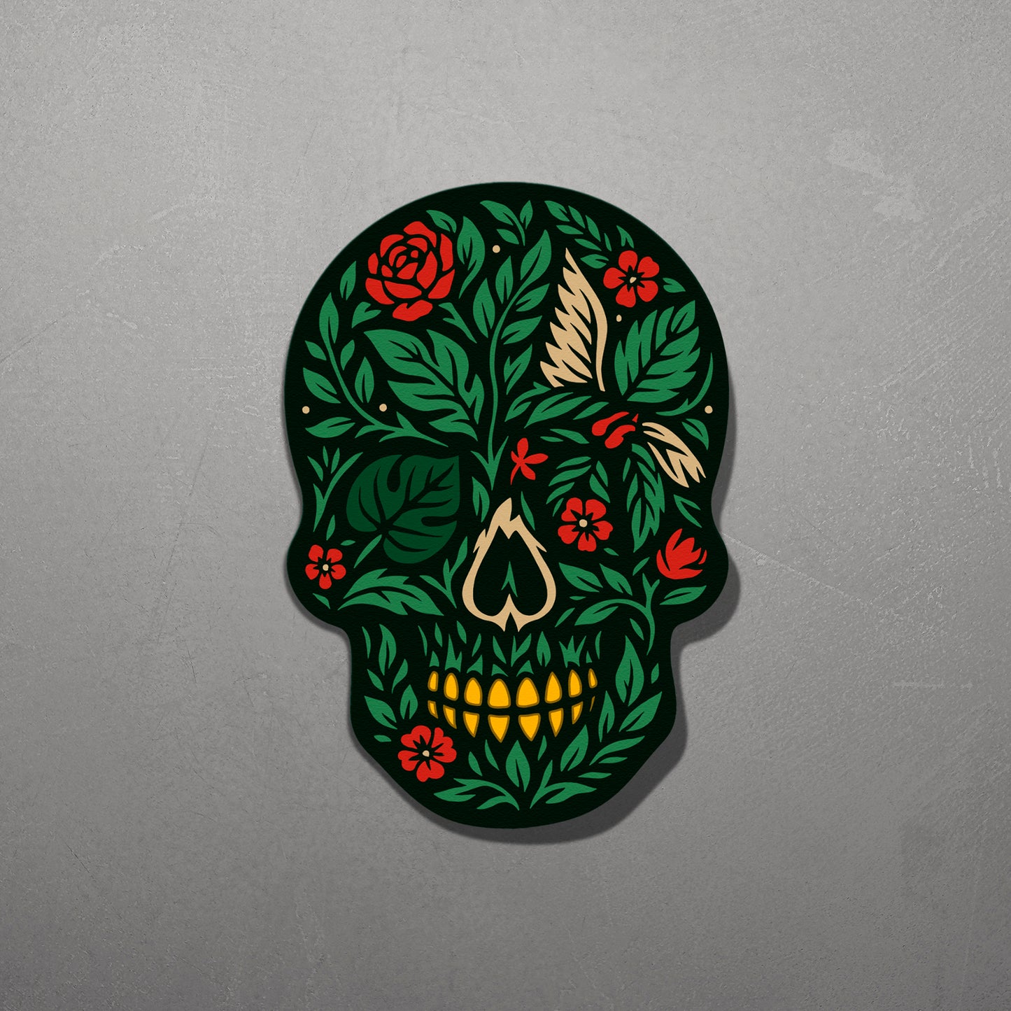 BOTANICAL SKULL | Sticker