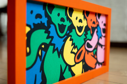 'DANCING BEARS' | Orange Frame