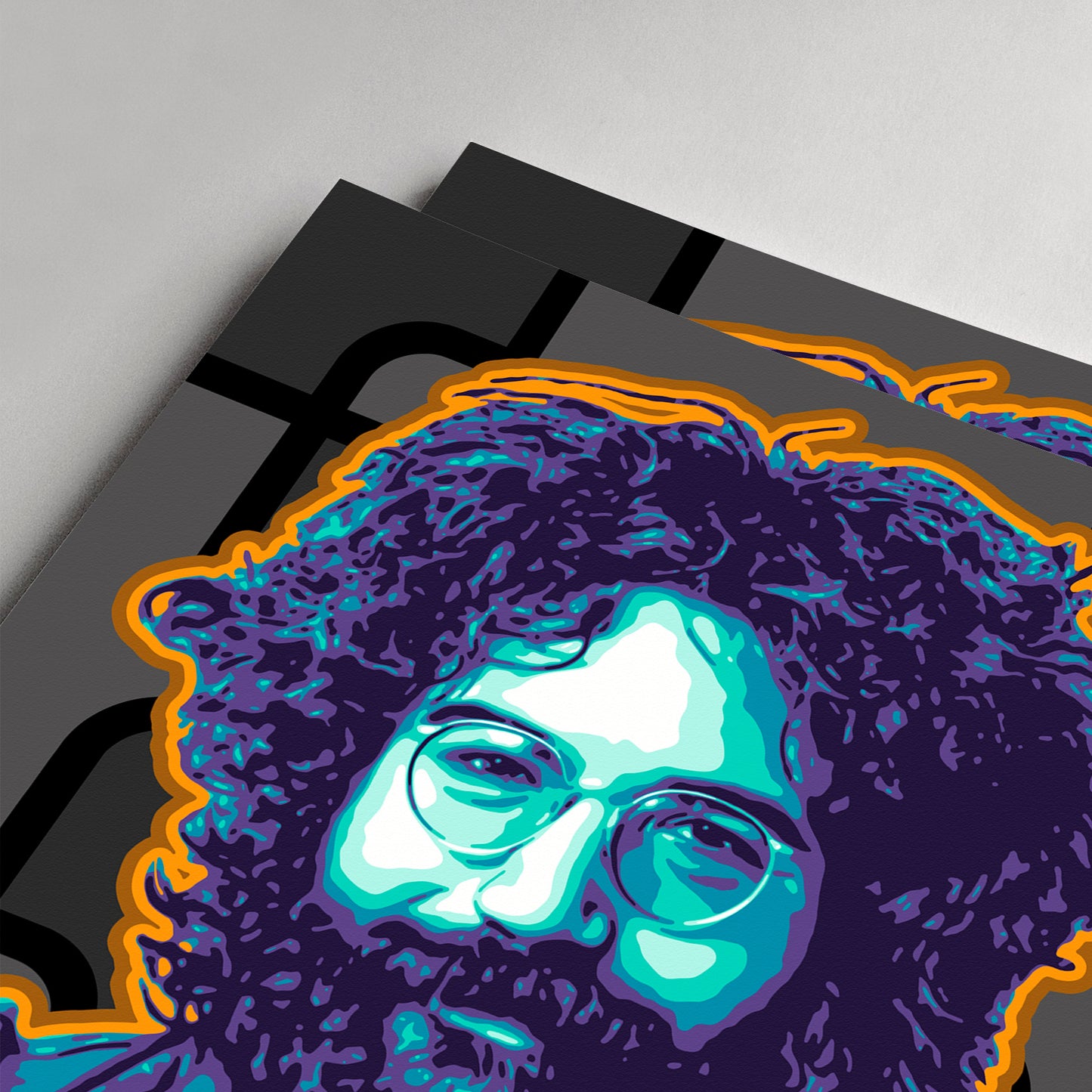 JERRY | Orange+Teal Color Match Frame