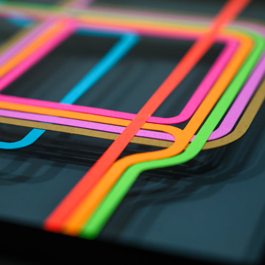 'L-MAP' | 8" x 10" Tinted