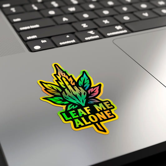 LEAF ME ALONE | Sticker