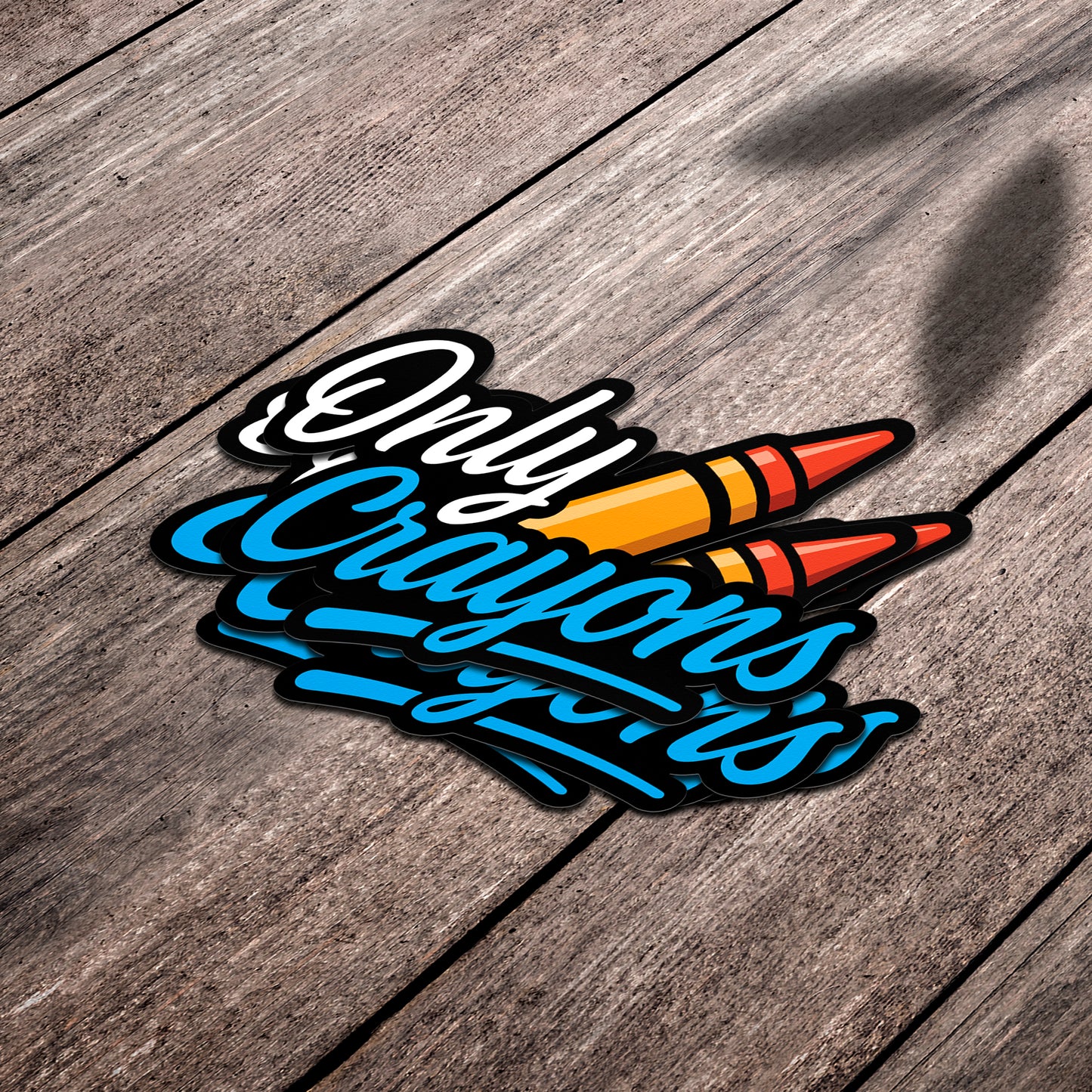 ONLY CRAYONS | Sticker