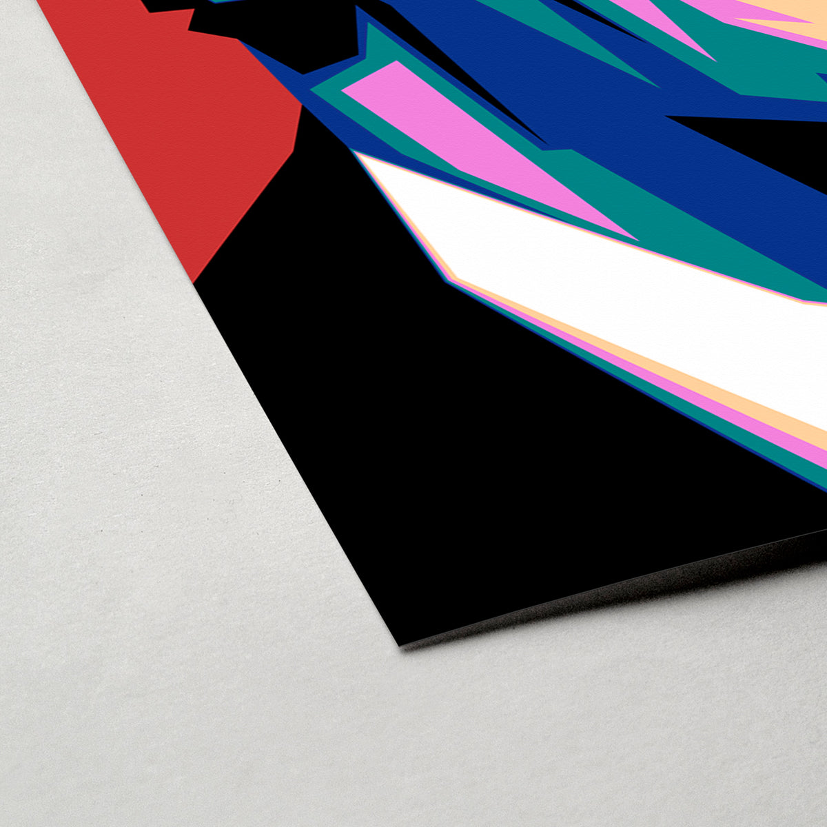 SALVADOR // RED | Teal Color Match Frame
