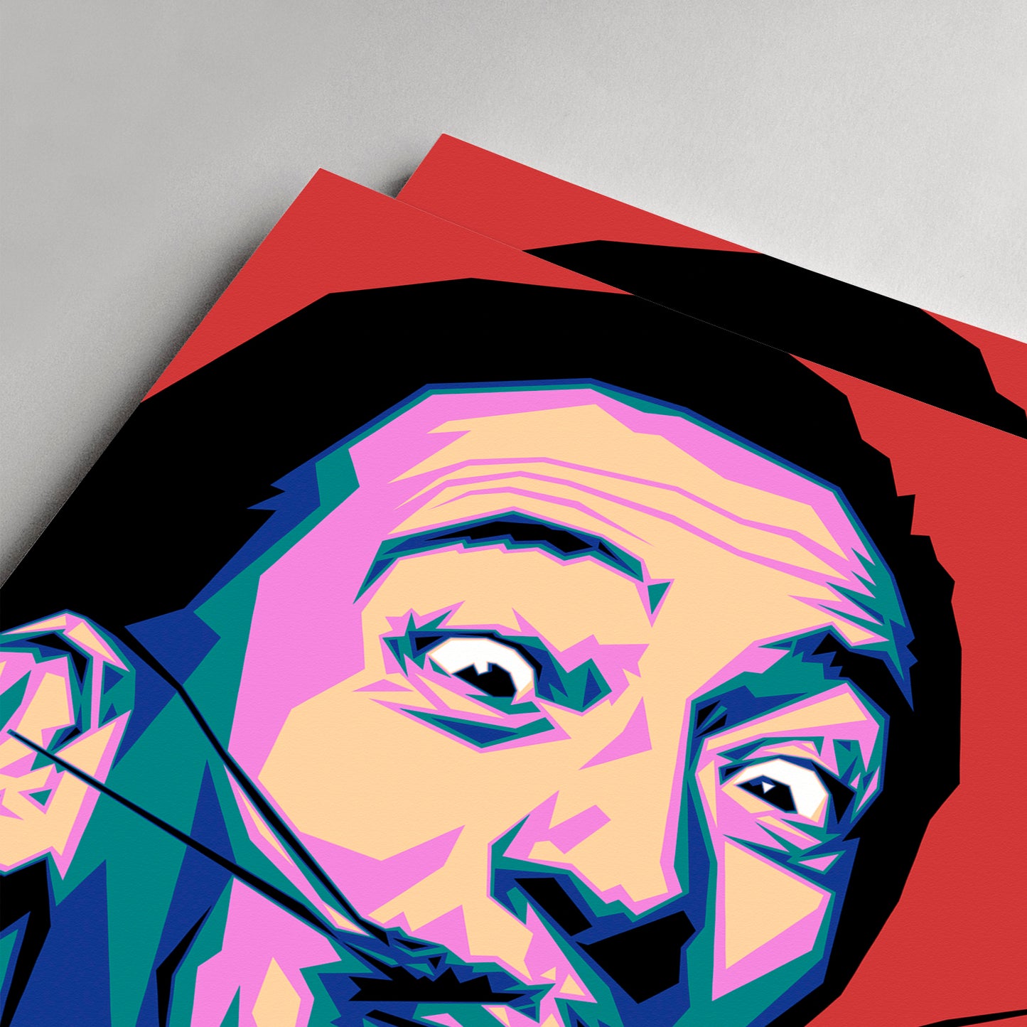 SALVADOR // RED | Teal Color Match Frame