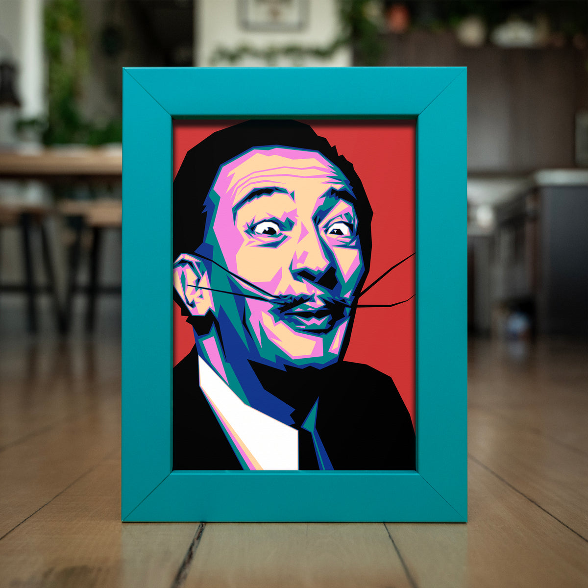 SALVADOR // RED | Teal Color Match Frame