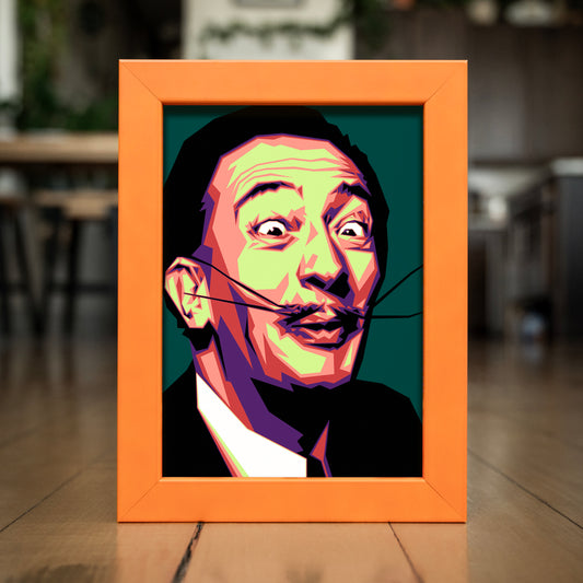 SALVADOR // TEAL | Orange Color Match Frame