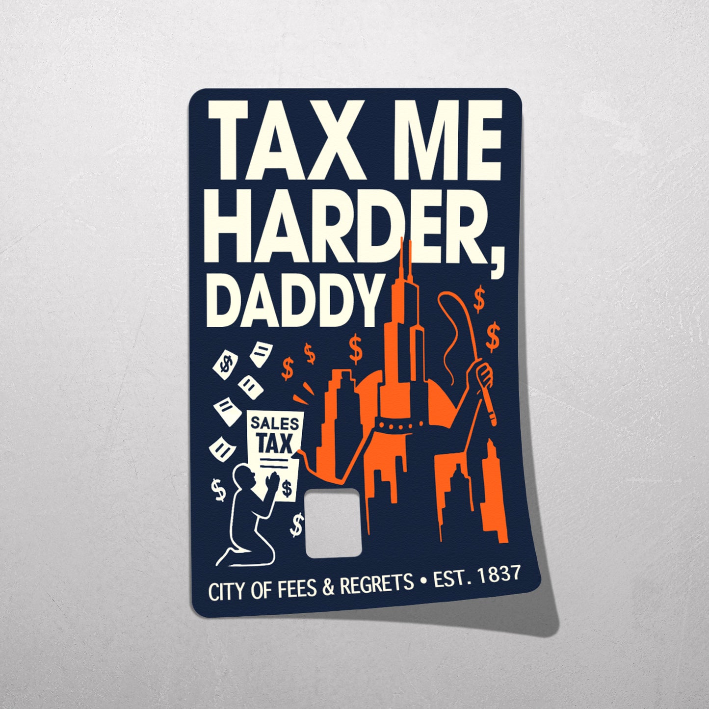 TAX ME HARDER | Joe Robbins Limited Edition Credit Card Skin