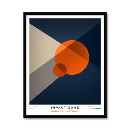 IMPACT ZONE | Chicago Football Print