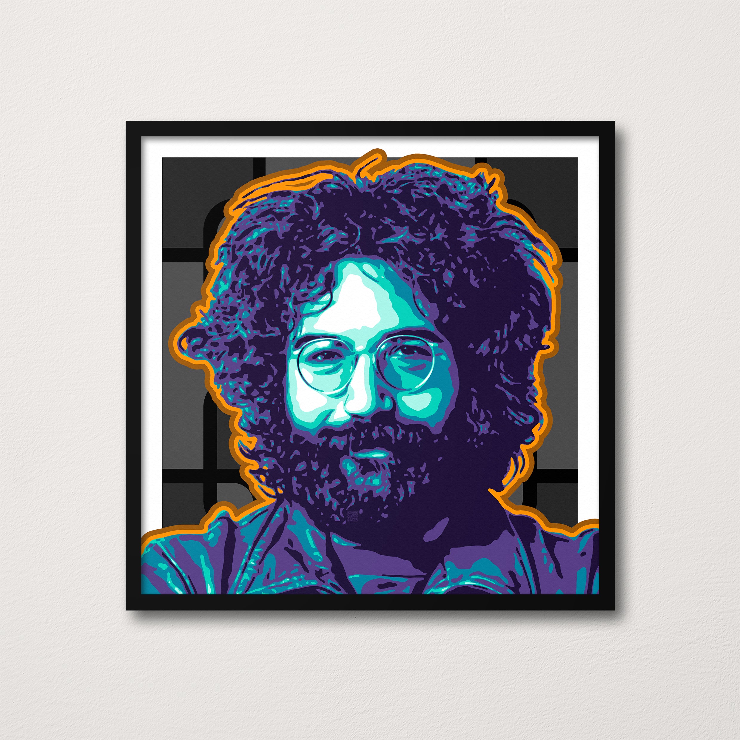 Jerry Wall Art Fine Art Print Grateful Dead Music Poster Paper Jerry wall art fine art print grateful dead music poster paper