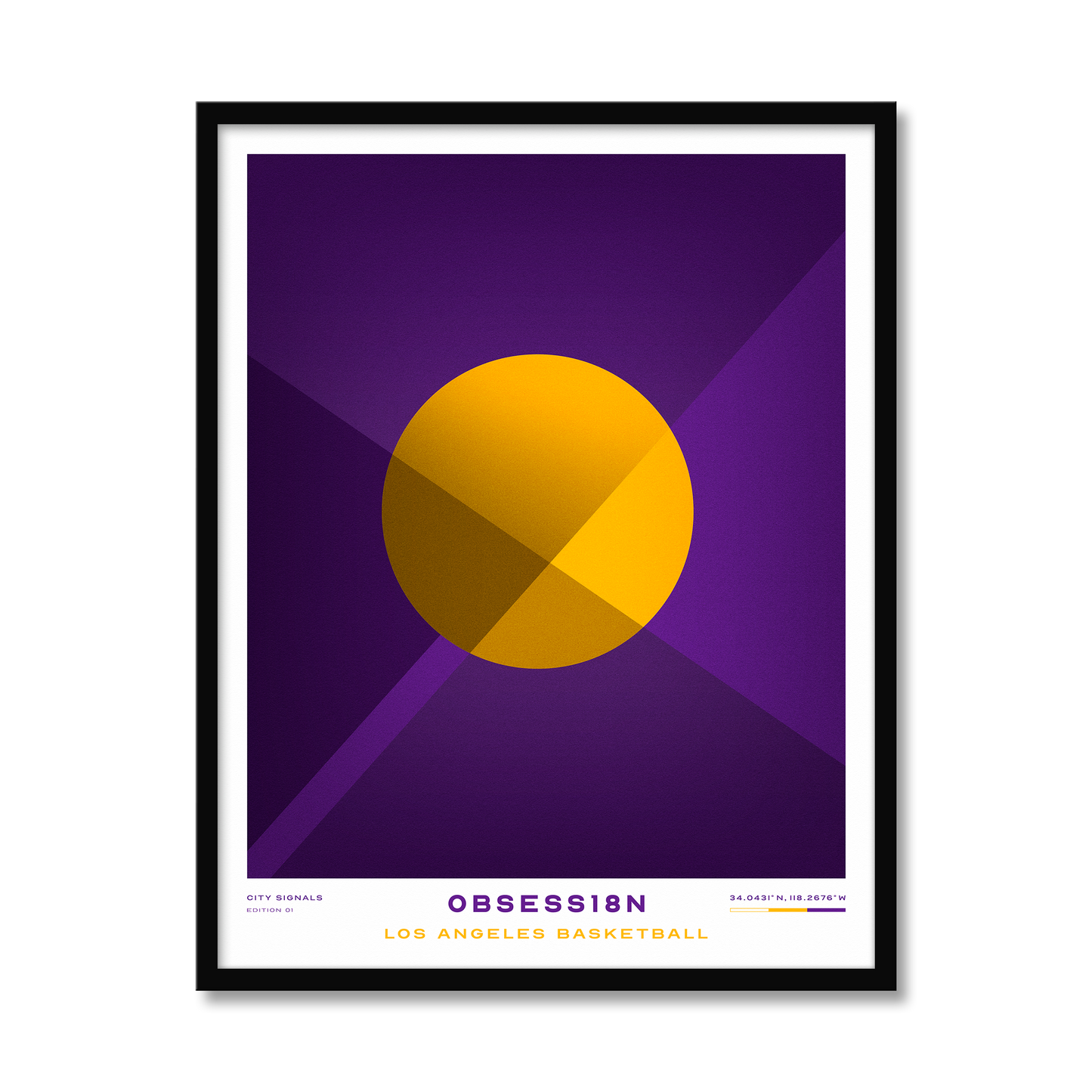 OBSESS18N | Los Angeles Basketball Print