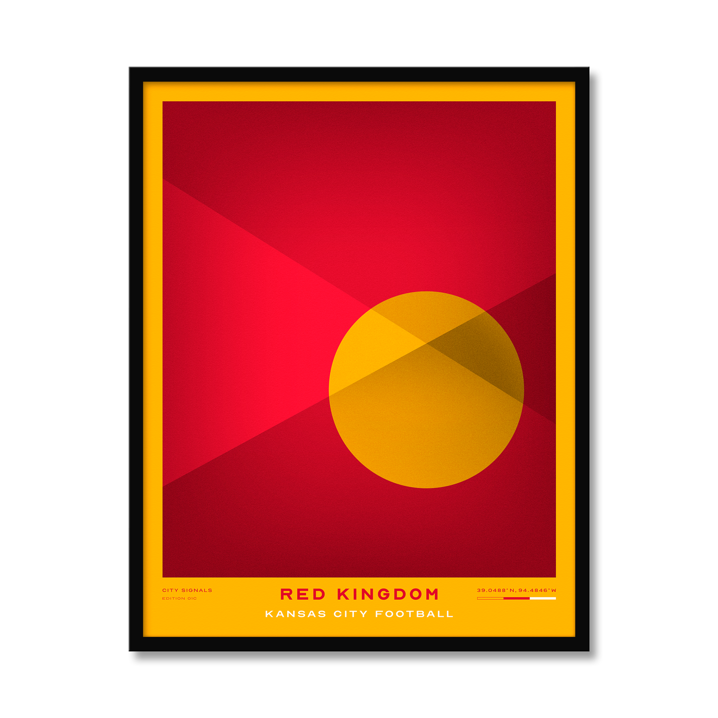 RED KINGDOM | Kansas City Football Print