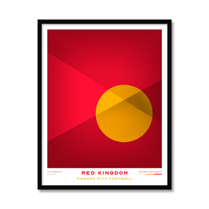 RED KINGDOM | Kansas City Football Print
