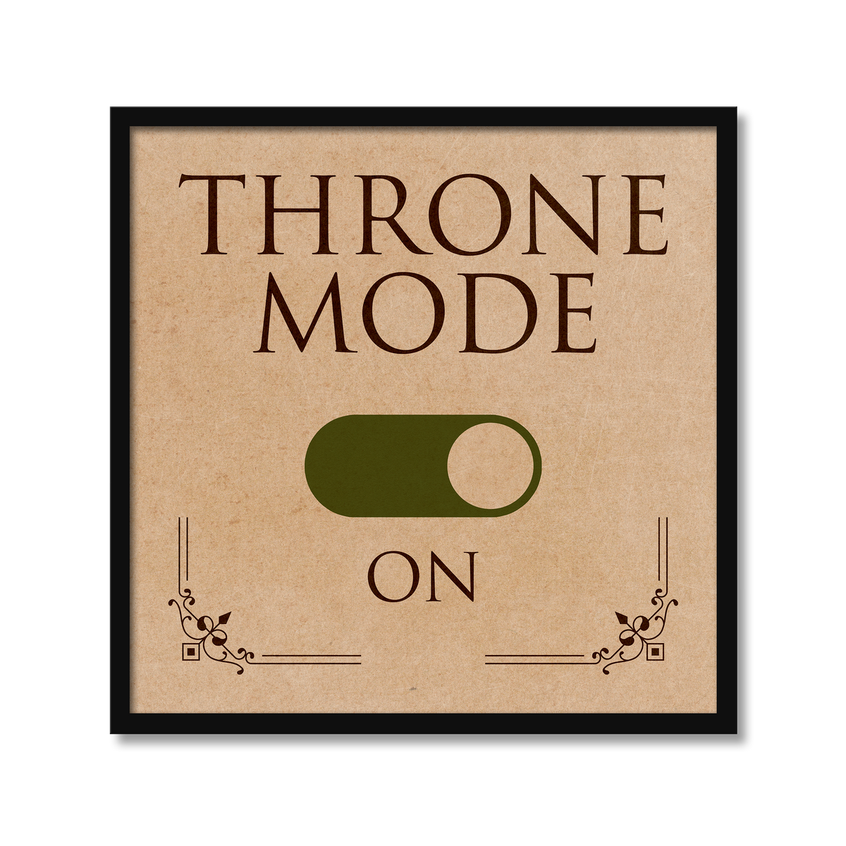 THRONE MODE | Bathroom Print