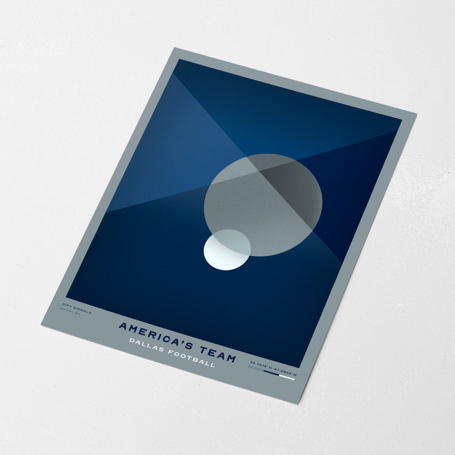 AMERICA'S TEAM | Dallas Football Print