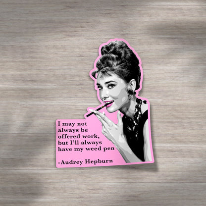 AUDREY | Sticker – Pink Colorway