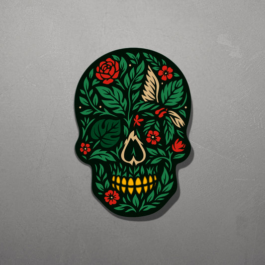 BOTANICAL SKULL | Sticker