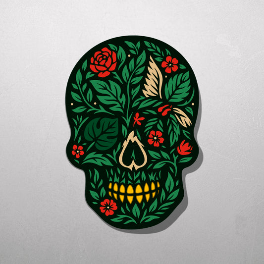 BOTANICAL SKULL | Sticker