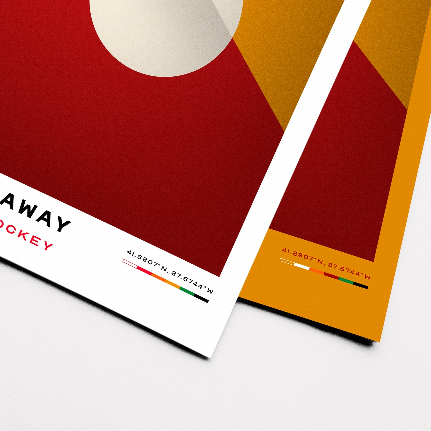 BREAK AWAY | Chicago Hockey Print