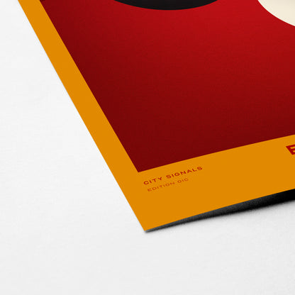 BREAK AWAY | Chicago Hockey Print