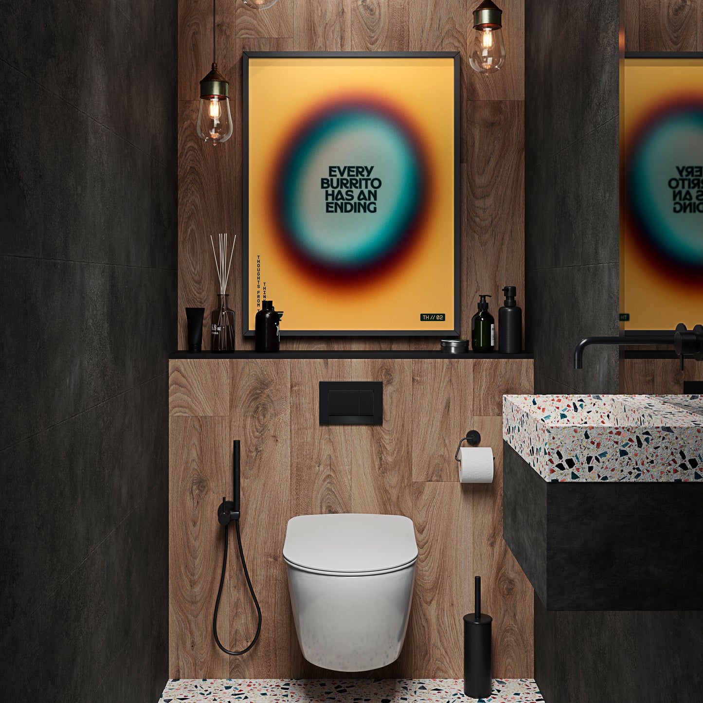 BURRITO ENDING | Bathroom Print
