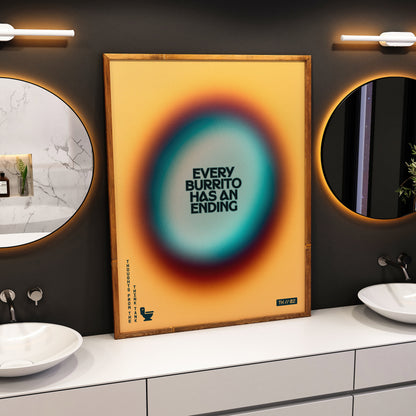 BURRITO ENDING | Bathroom Print