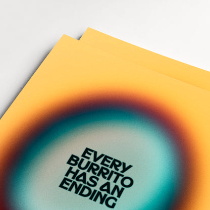 BURRITO ENDING | Bathroom Print