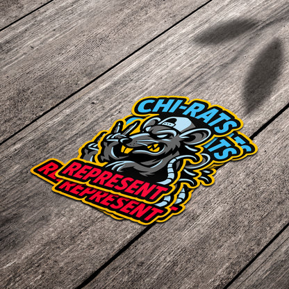 CHI-RATS REPRESENT | Sticker