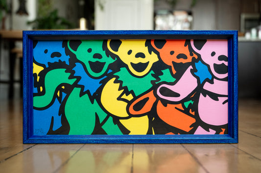 'DANCING BEARS' | Blue Frame