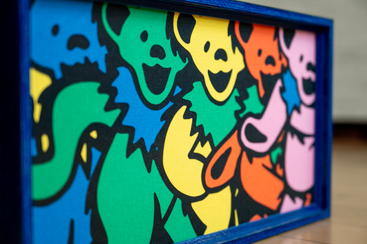 'DANCING BEARS' | Blue Frame