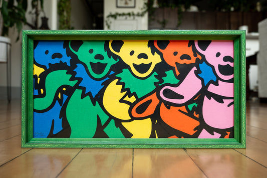 'DANCING BEARS' | Green Frame