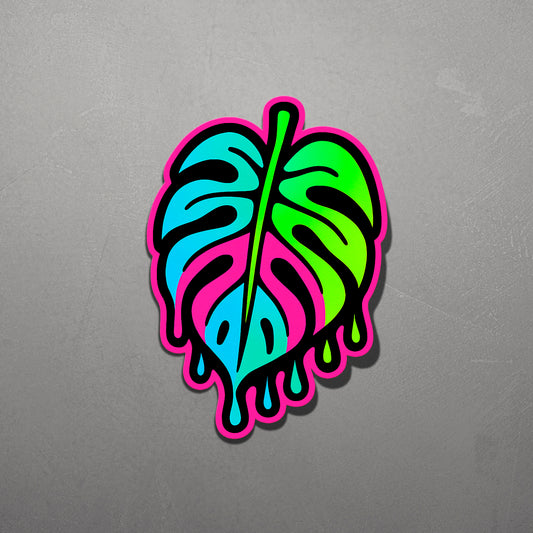 DRIPPING MONSTERA | Sticker
