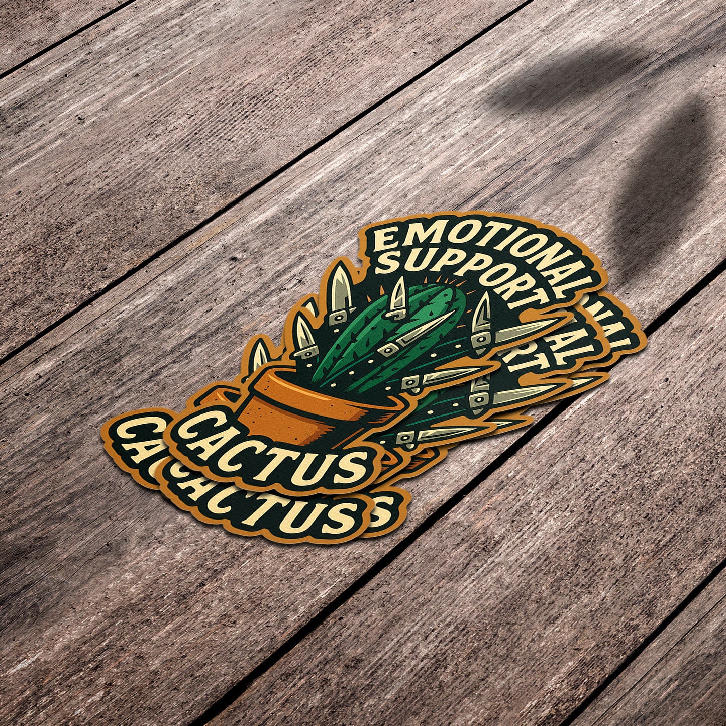 EMOTIONAL SUPPORT CACTUS | Sticker