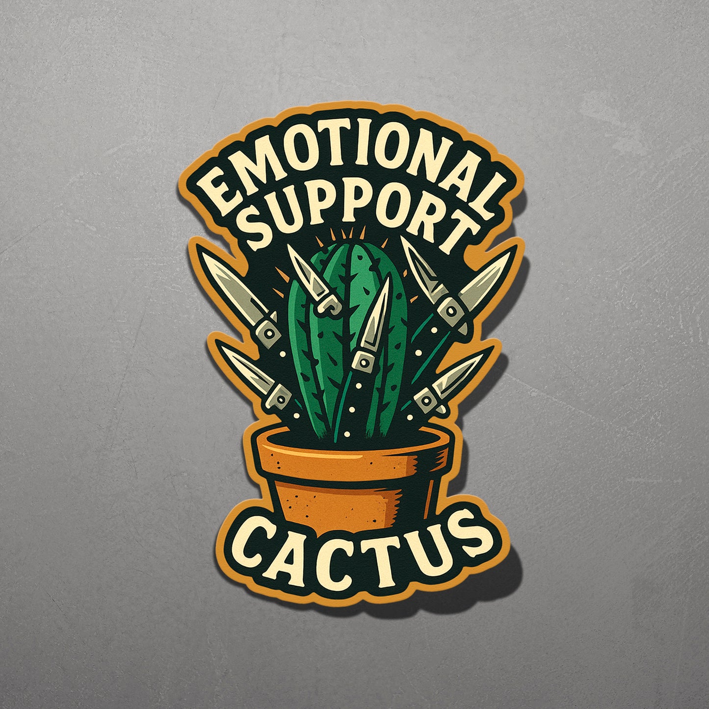 EMOTIONAL SUPPORT CACTUS | Sticker