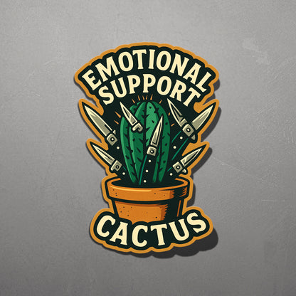 EMOTIONAL SUPPORT CACTUS | Sticker