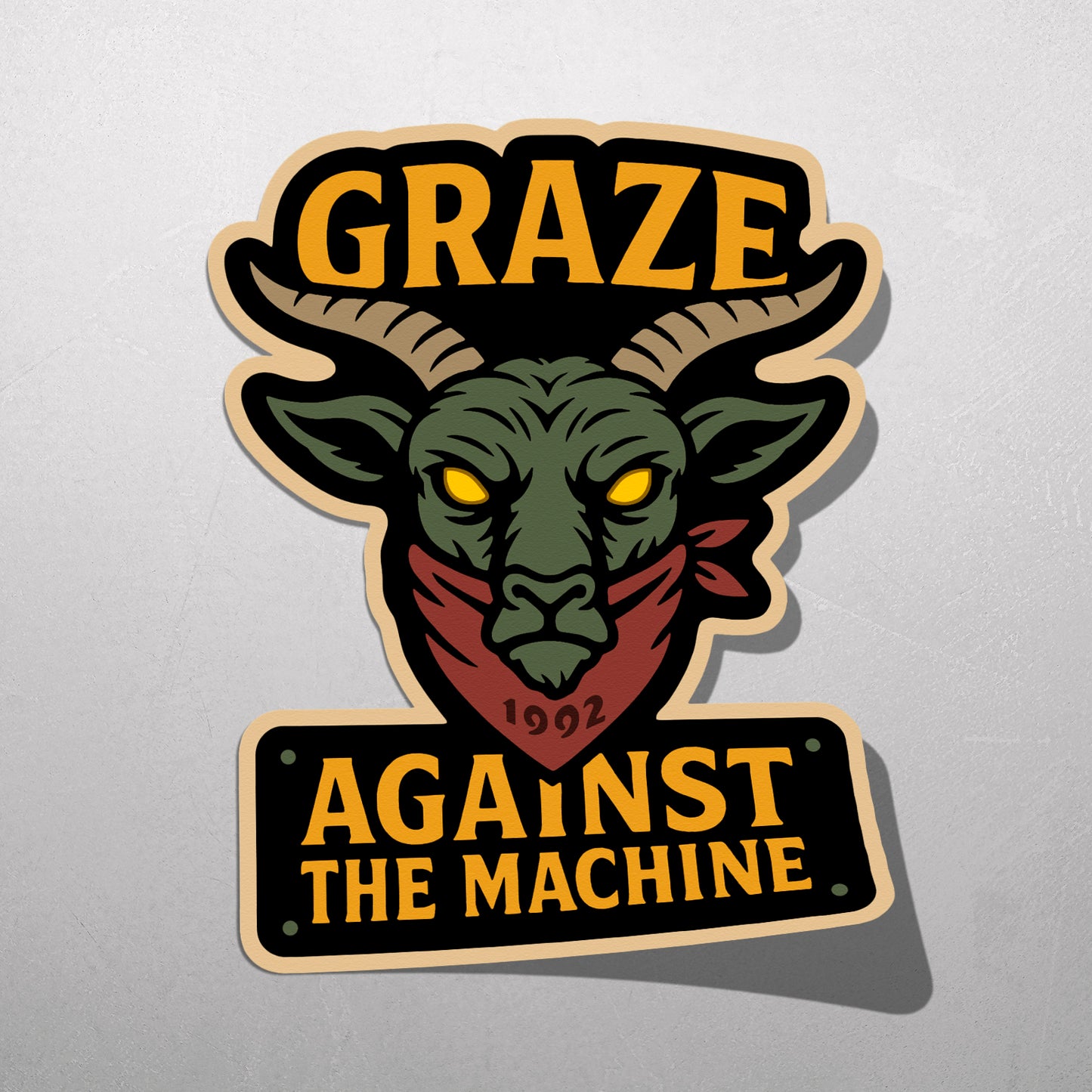 GRAZE AGAINST THE MACHINE | Sticker