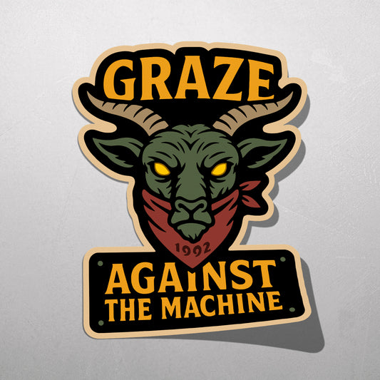 GRAZE AGAINST THE MACHINE | Sticker