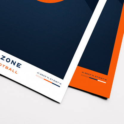 IMPACT ZONE | Chicago Football Print