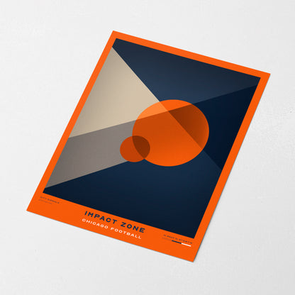 IMPACT ZONE | Chicago Football Print