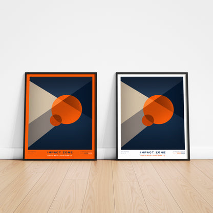 IMPACT ZONE | Chicago Football Print