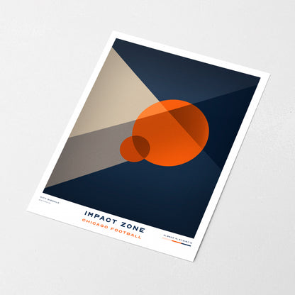 IMPACT ZONE | Chicago Football Print