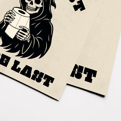 LIVE FAST WIPE LAST | Bathroom Print