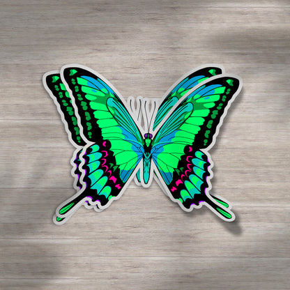 NEON FLY BUTTER | Sticker – Gray Colorway