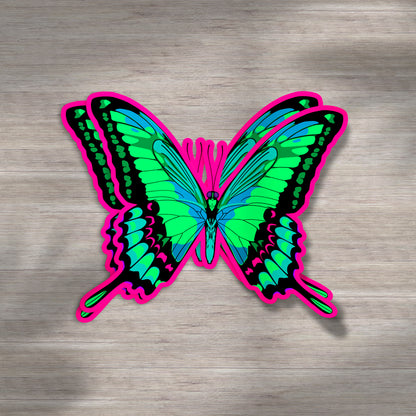 NEON FLY BUTTER | Sticker – Pink Colorway