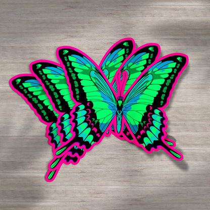 NEON FLY BUTTER | Sticker – Pink Colorway