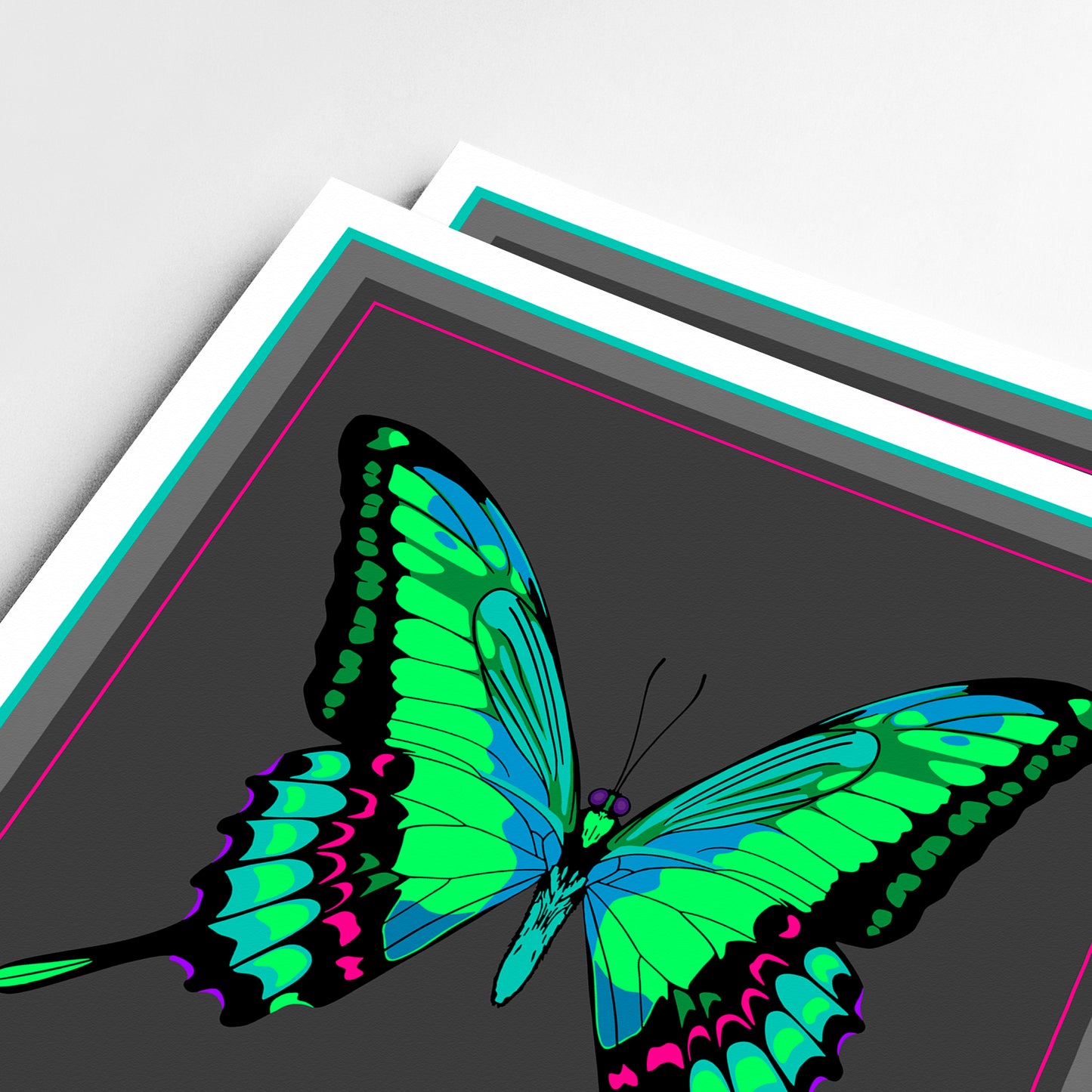 NEON BUTTERFLY | Print