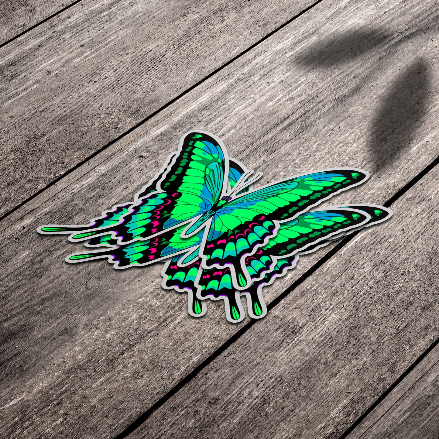 NEON FLY BUTTER | Sticker