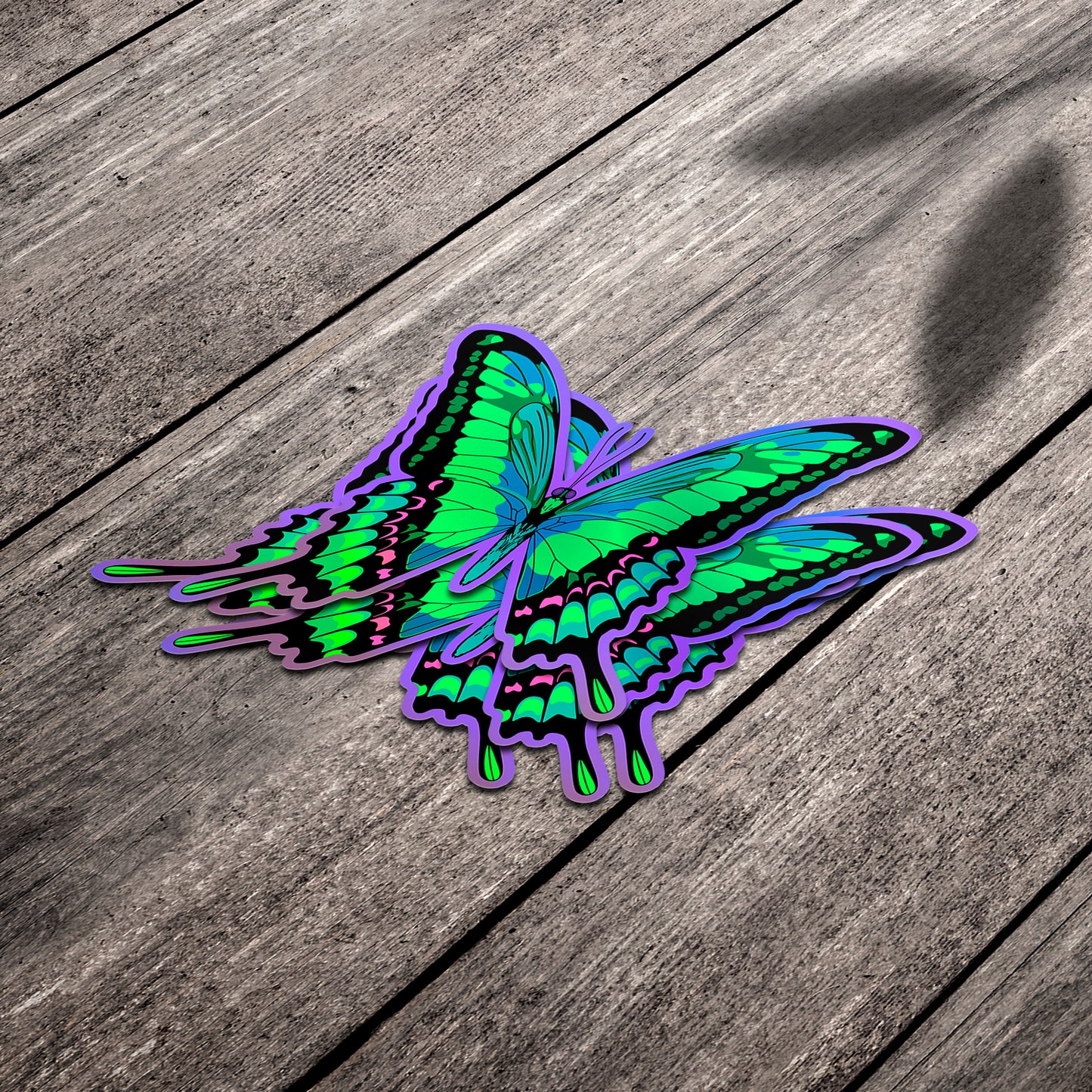NEON FLY BUTTER | Sticker