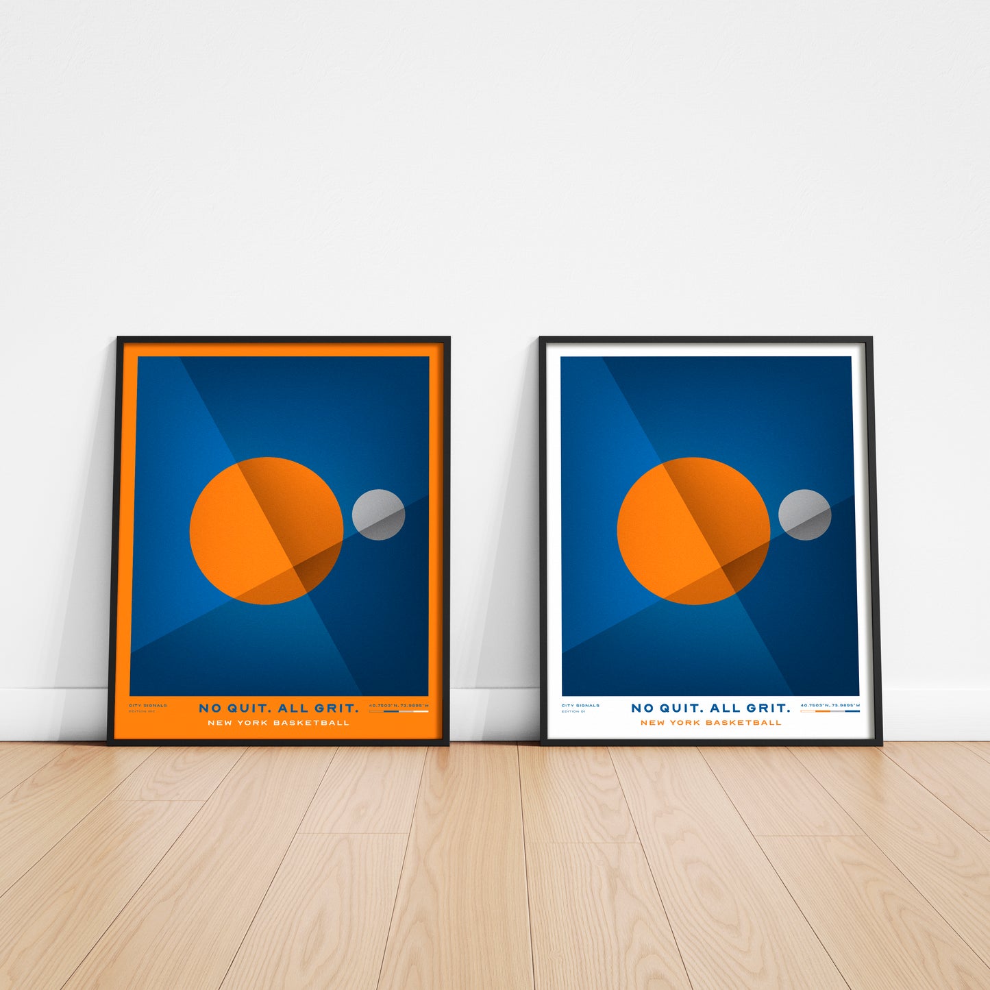 NO QUIT. ALL GRIT. | New York Basketball Print